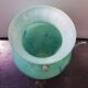 Ancien vase cristallerie la rochere multicouche vert & bleu vintage