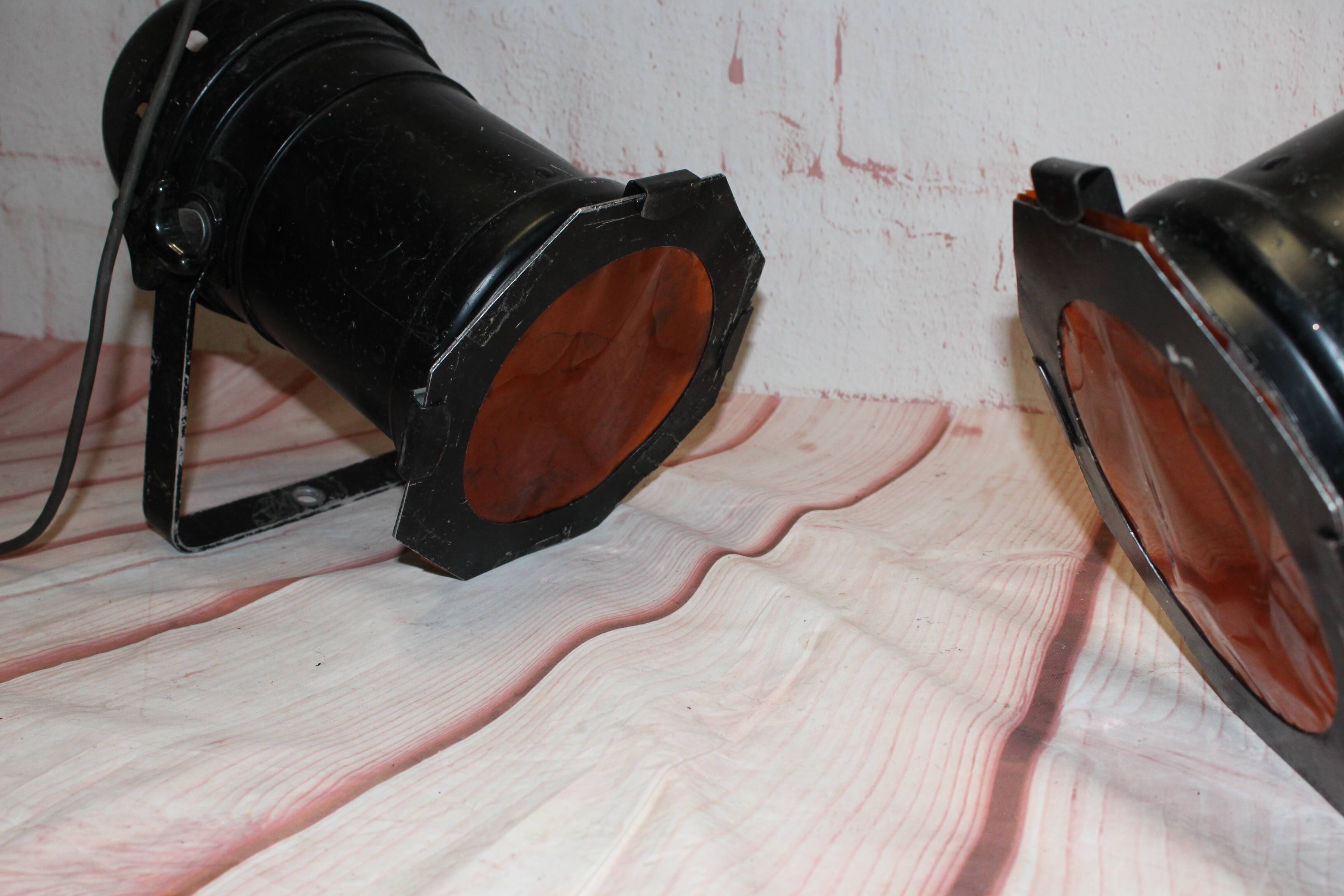 Old projectors, cinema lamps,