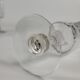 Set of 8 crystal wine glasses XIXth