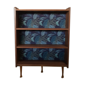 Library tripod scandinavian teak & blue oil