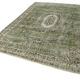 Anatolian handwoven rustic 1970s beige carpet 213 cm x 300 cm