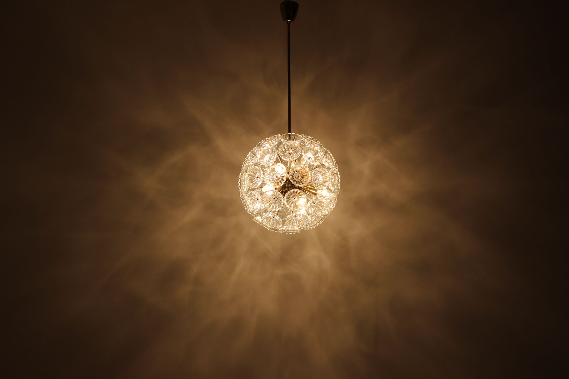 Dandelion Chandelier / Kamenický Šenov, Preciosa, 1970s