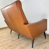2-seater cognac sofa