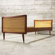 Mid-Century Single Teak Bed, 1960s
