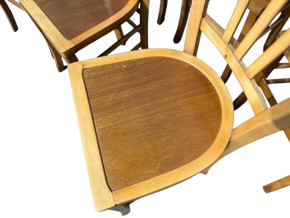 Set of 9 bistro chairs