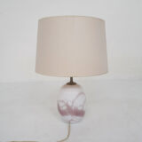 Michael Bang "Sakura" glass table light for Holmegaard, Denmark 1980's