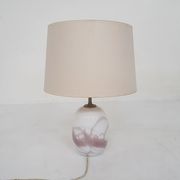 Michael Bang "Sakura" glass table light for Holmegaard, Denmark 1980's