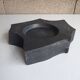 Large brutalist slate catchall from Trélazé, 1970s.