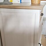 Bahut jam maker solid pine white