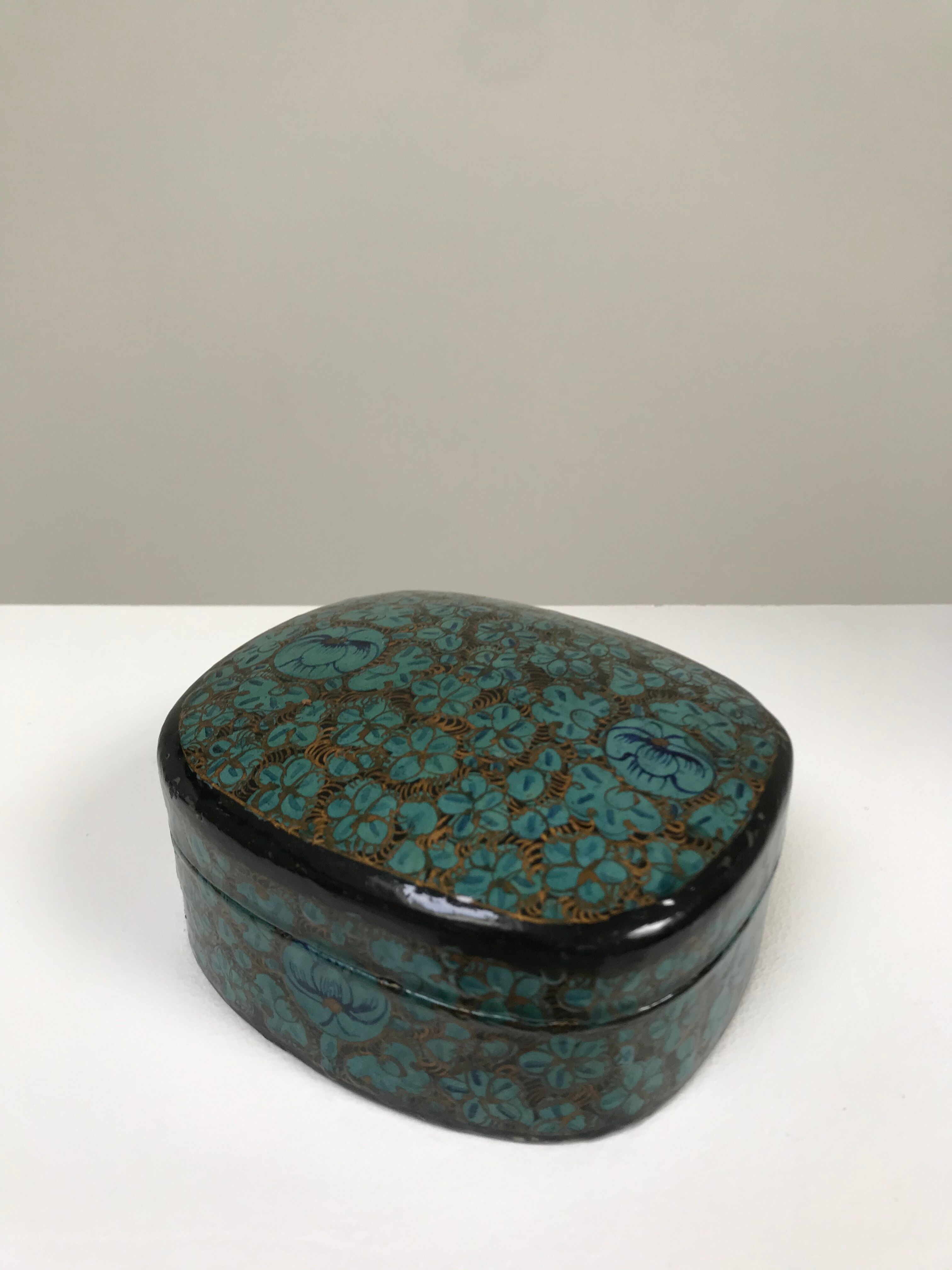 Hand-painted wooden box
