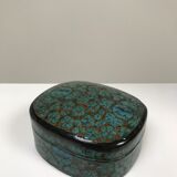 Hand-painted wooden box