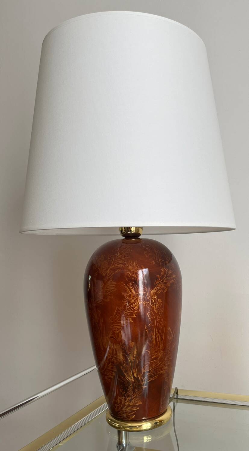 CERAMIC LIVING ROOM LAMP ODESSA MODEL FROM MAISON LE DAUPHIN