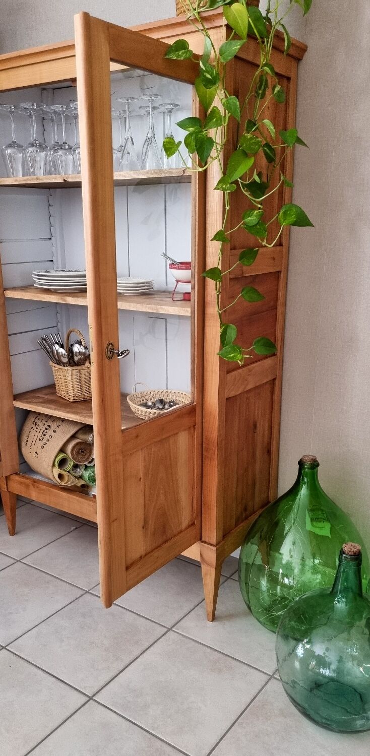Vitrine bois massif