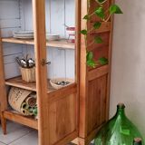 Solid wood display case
