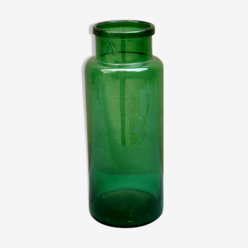 Old blown glass jar