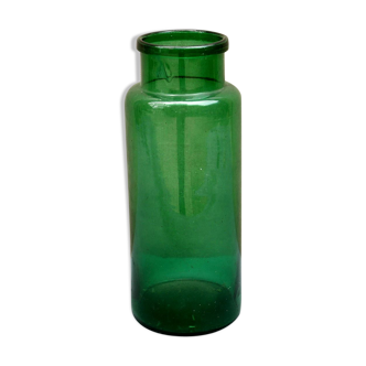 Old blown glass jar