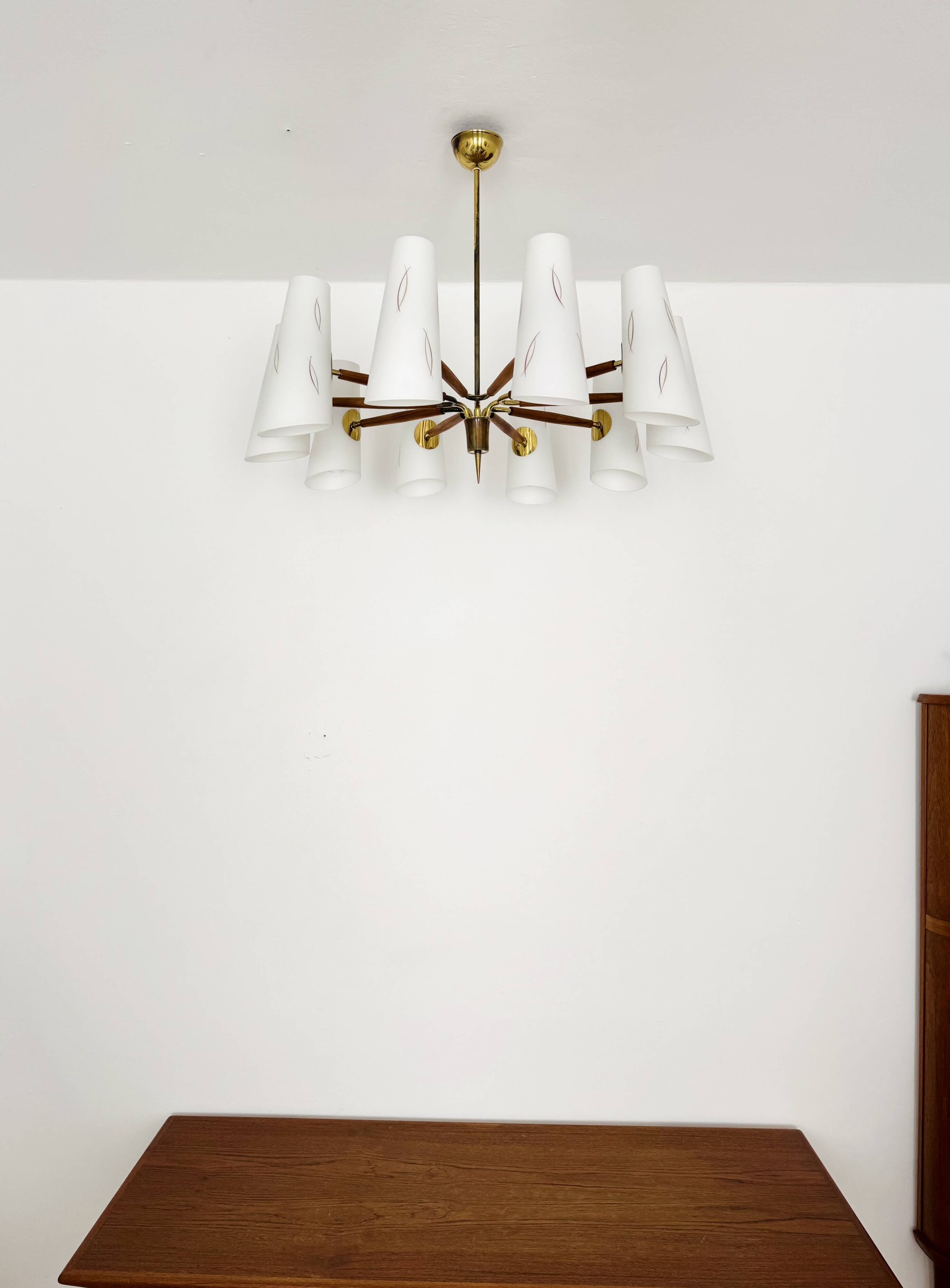 Lustre XL en laiton de Rupert Nikoll