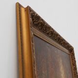 Signed French Oil on Canvas painting of a forest, Paris, 1926