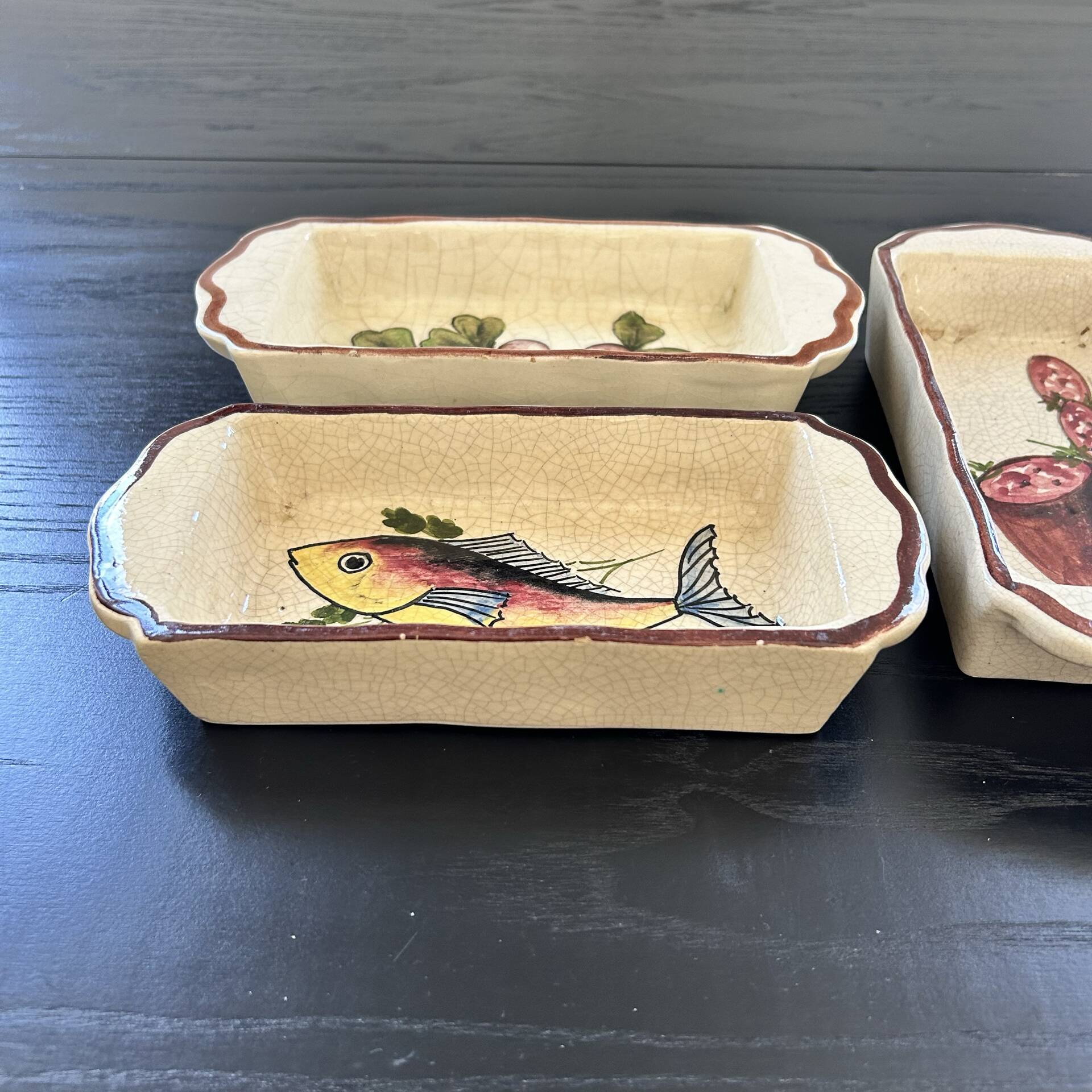 Set of 3 ramekins made in Italy