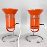 Ensemble de deux lampes de table vintage de Chirana, 1970