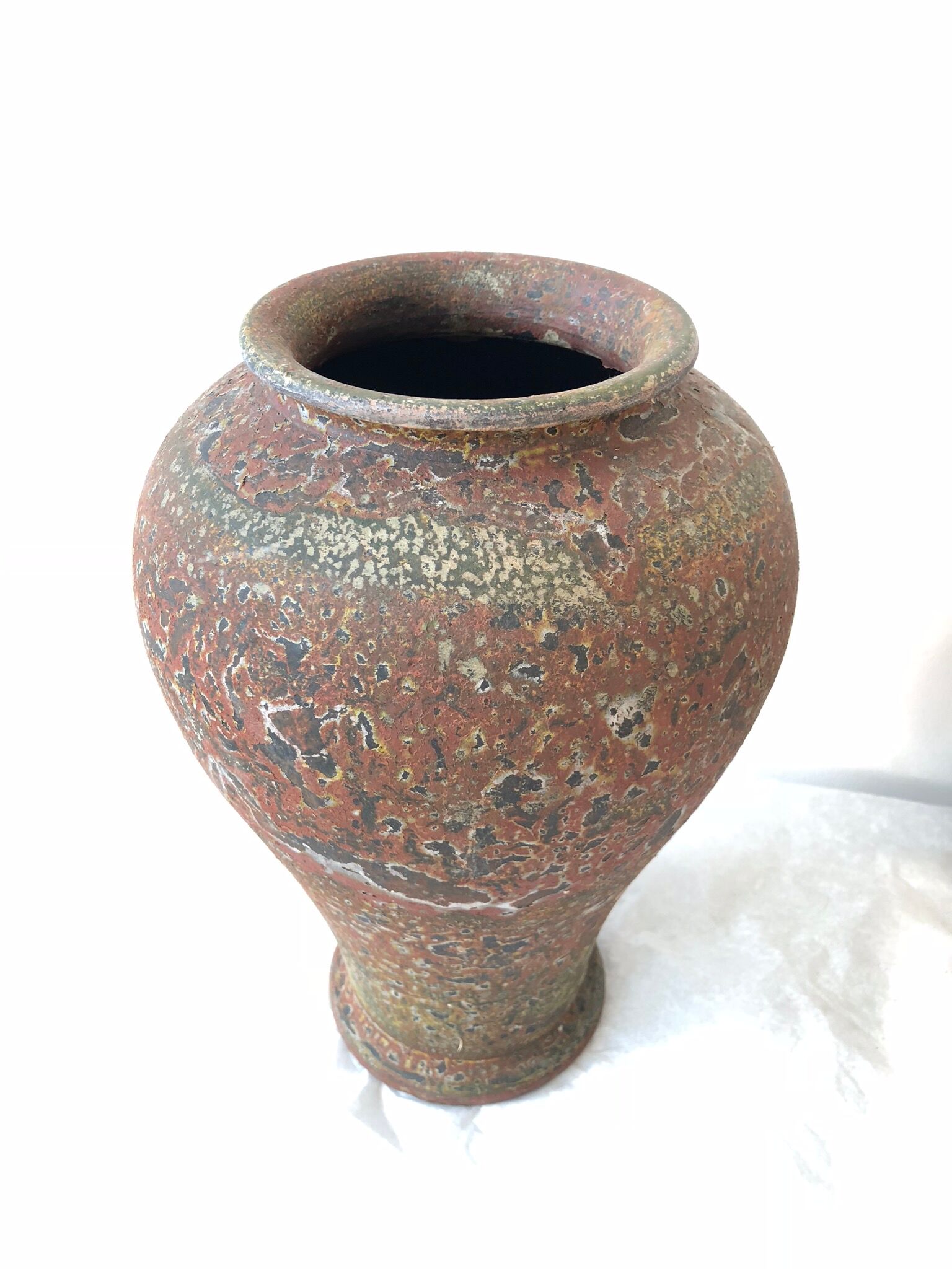 Old stoneware vase