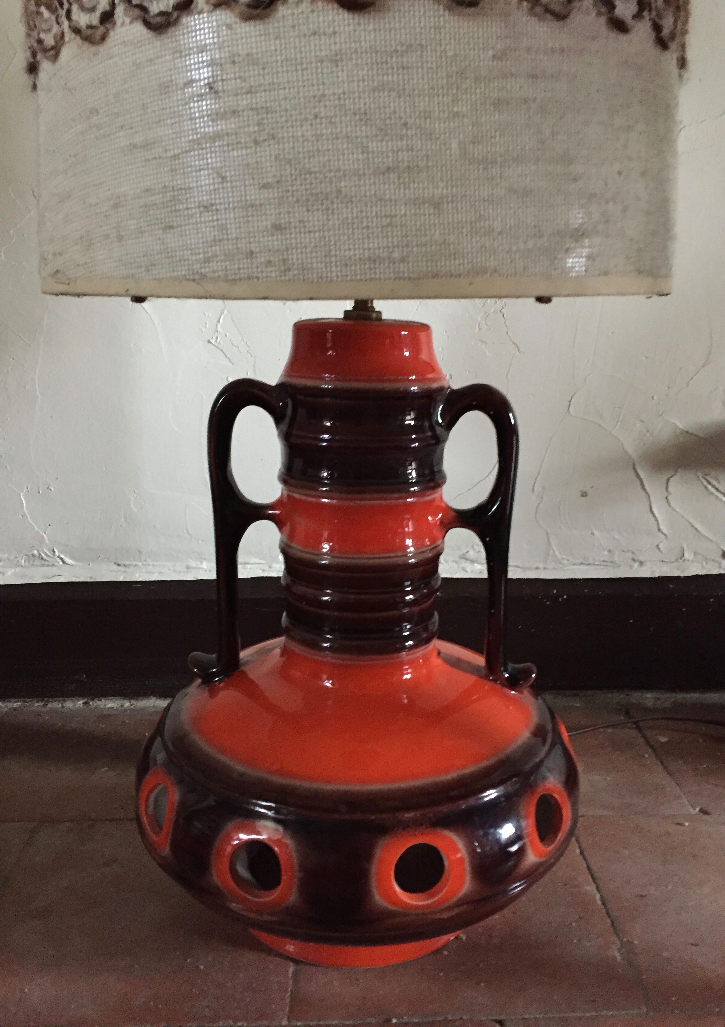Vintage ceramic lamp