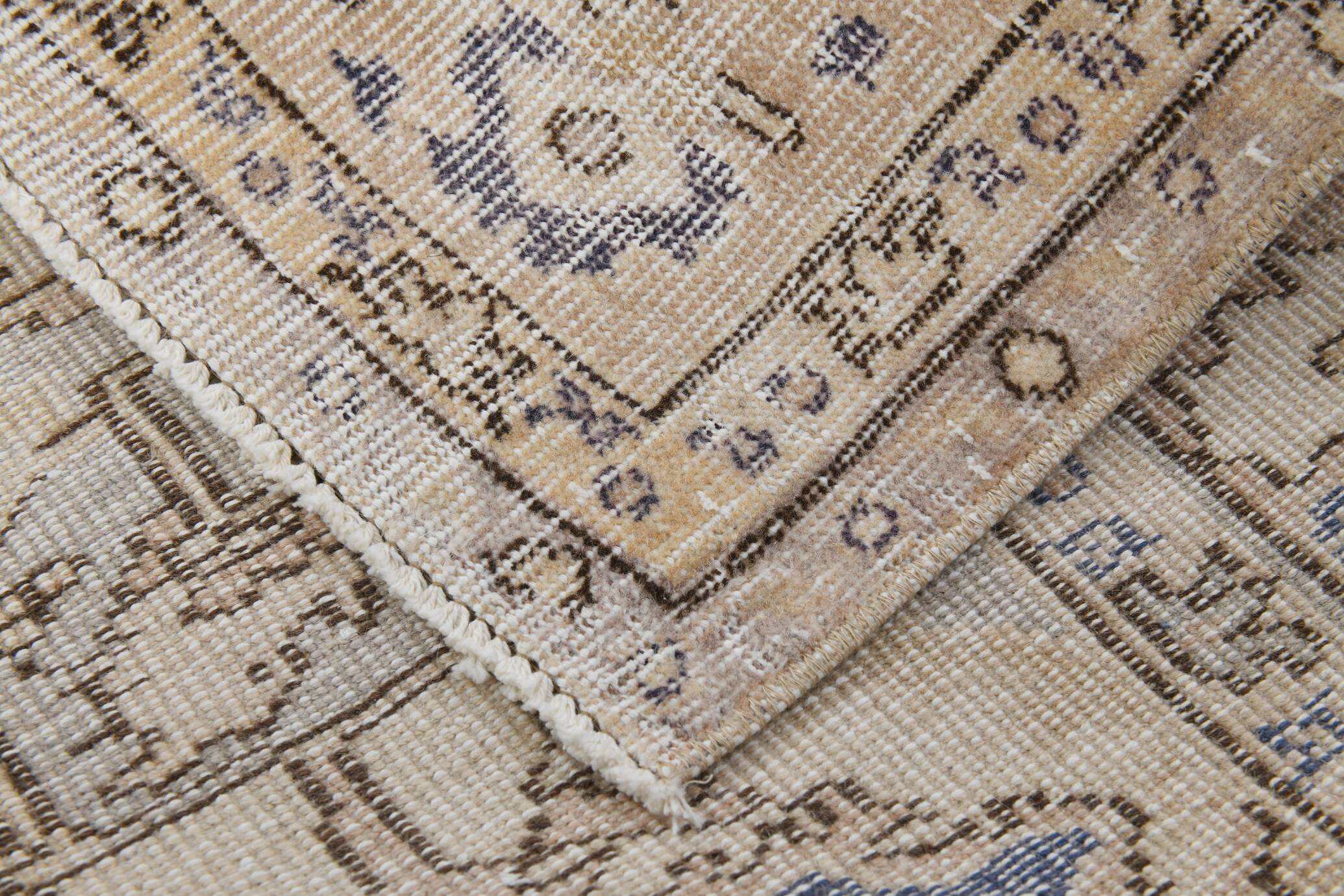 7x9 Navy Blue & Beige Classic Persian Rug, 202x282Cm SK 20114