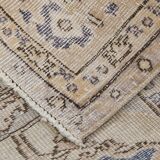 7x9 Navy Blue & Beige Classic Persian Rug, 202x282Cm SK 20114