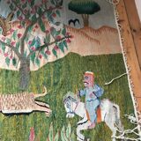 Vintage Egyptian Tapestry Ramsès Wissa Wassef circa 1960