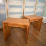 Pair of Charlotte Perriand stools