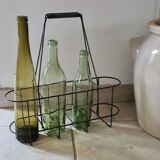 Old metal bottle holder
