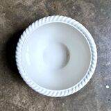 Saladier en faïence blanche