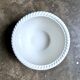 White earthenware salad bowl