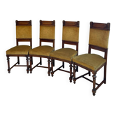 four Victorian dining chairs