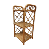 Vintage rattan shelf
