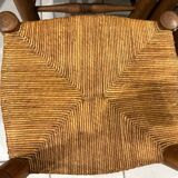 Set of 8 Charles Dudouyt Brutalist Dining Chairs 1960