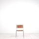 “Miss B” steel lacquered aluminium classic chair by Tito Agnoli