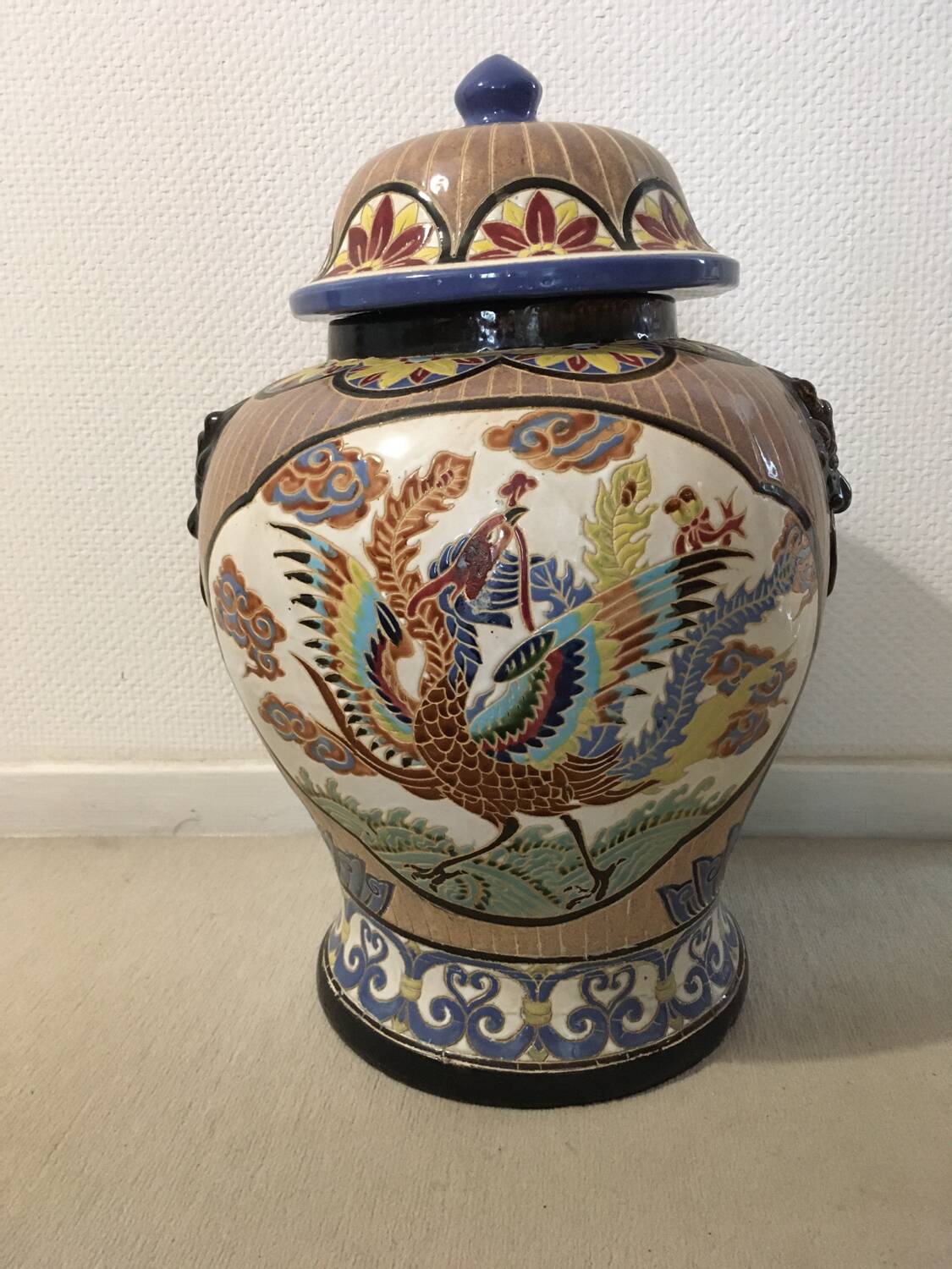 Vase décoratif ethnique