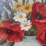 Painting flowers