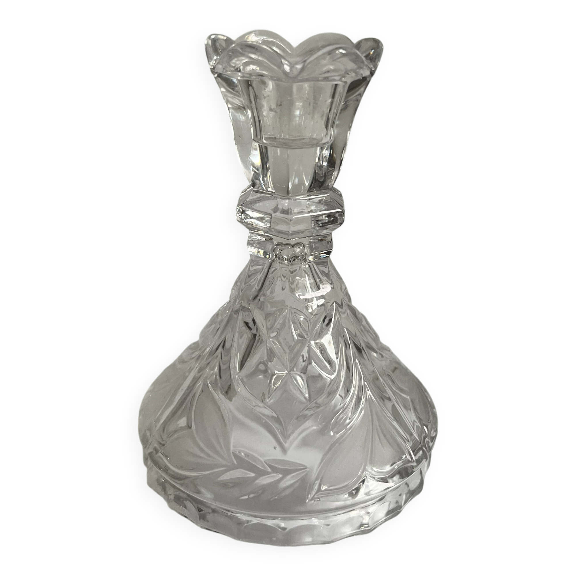 Crystal candle holder