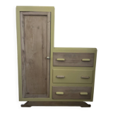 Re-styled asymmetrical wardrobe