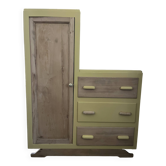 Re-styled asymmetrical wardrobe