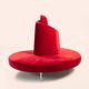 Red velvet Tatlin Sofa by Edra Italy
