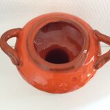 Vase ceramic year 50 orange