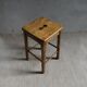 School stool in wood, school furniture Marcel Roy Paris