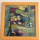 Tableau Composition Abstraite Inclusion Vitrail Vitraux géométrique Moderne