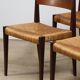 Set of 4 Scandinavian chairs, "Pia" model, by Poul Cadovius, 1960