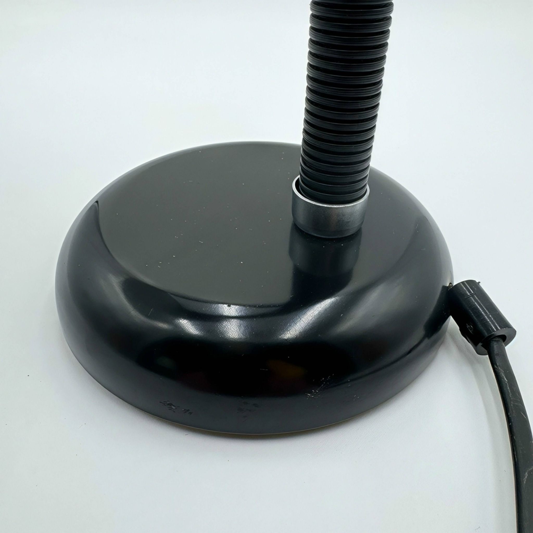 Lampe cocotte noire Veb Narva années 70