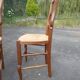 Série de 4 chaises paillées