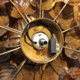 Masca floral wall lamp, 70's, Italy